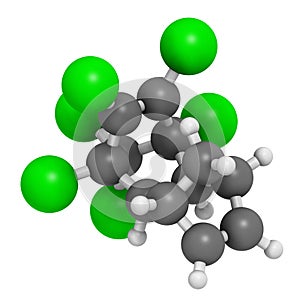 Aldrin banned pesticide. Once widely used as insecticide, known as a persistent organic pollutant.