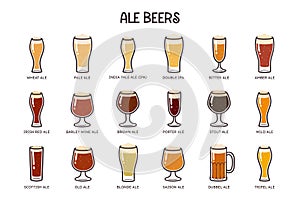 Ale Beer Icon Set