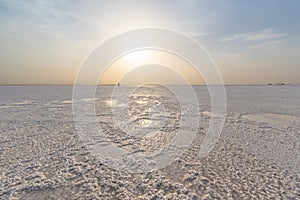 Ale lake, in the Danakil depression