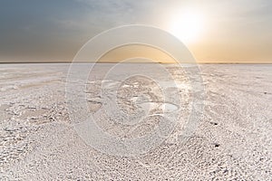 Ale lake, in the Danakil depression