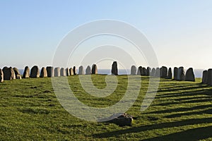 AleÂ´s stones - stone circle