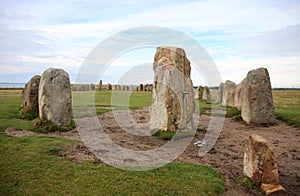 Ale Stones near Kaseberga, Sweden