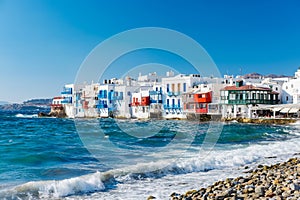 Alefkandra, The Little Venice, in the Old Town of Mykonos, Chora