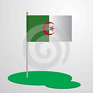 Alegeria Flag Pole