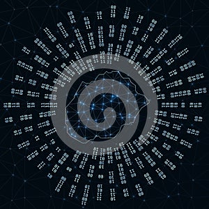 Alegranza digital map.