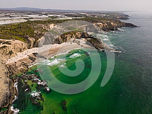 Alteirinhos beach in Alentejo in Portugal photo