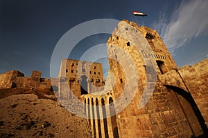 Aleppo Castle in Syria photo