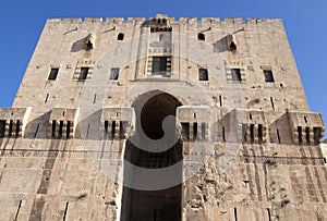 Aleppo citadel in Syria