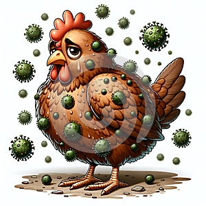 Alert on Avian Influenza: Visual Depiction of H5N1, H9, H7 Virus Impact on Chickens for Awareness and Prevention