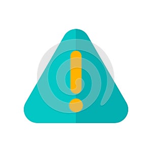 Alert, caution vector icon illustration