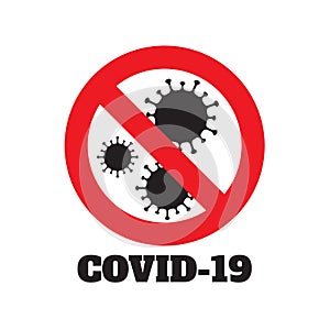 Alert danger signage COVID19 corona virus