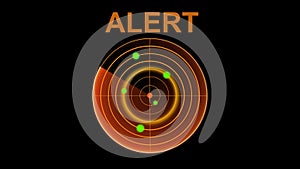 Alert Flashing on Radar Screen