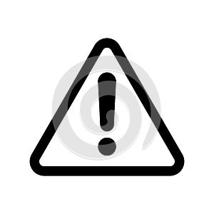 Alert icon flat vector illustration design