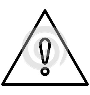 Alert Vector icon which can be easily modified or edit in any color
