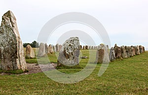 Ales Stenar near Kaseberga in Sweden photo