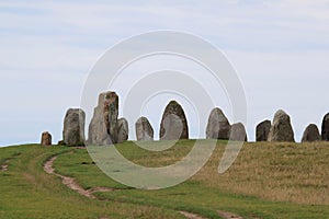 Ales Stenar near Swedish Kaseberga photo