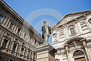 Alessandro Manzoni monument in Milan