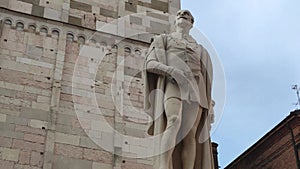 Alessandro Tassoni statue in Modena, Italy