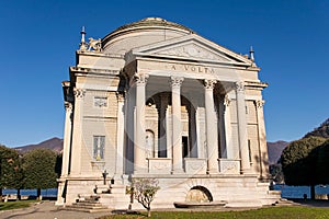 Alessandro Volta`s Temple.