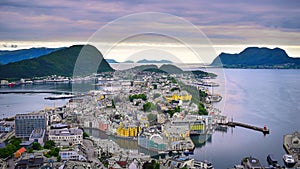 Alesund city, Norway