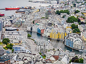 Alesund the prettiest city in Norway