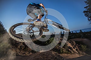 Alex Grediagin at The Lair Jump Park in Bend, Oregon