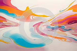 Alex Janvier abstract Landscape generated by Ai