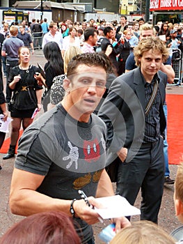 Alex Reid at A Team Premiere
