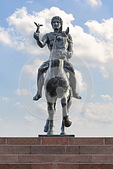 Alexander The Great on Horse Statue