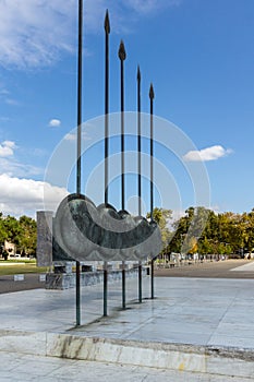 Alexander the Great Monument at embankment of city of Thessaloniki, Greece