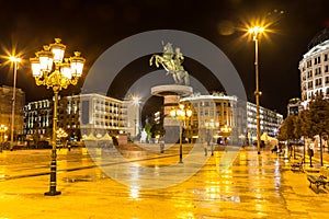 Alexander the Great Monument in Skopje