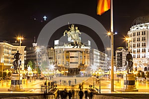 Alexander the Great Monument in Skopje