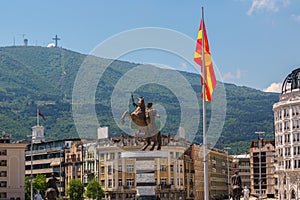 Alexander the Great in Skopje photo