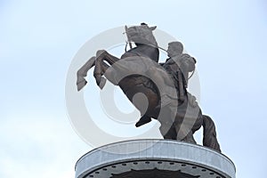 Alexander the Great Statue at Skopje city center