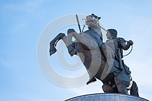 Alexander the Great statue in Skopje, Macedonia