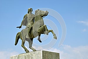 Alexander the Great Statue in Thessaloniki