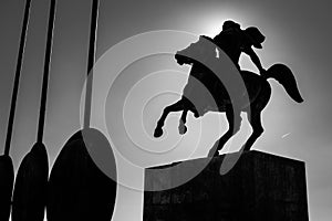 Alexander the Great Statue. Thessaloniki.