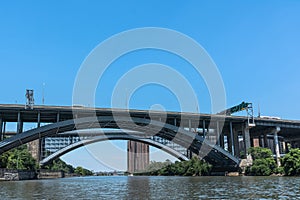 Alexander Hamilton Bridge over the Harlem River, Manhattan, NYC