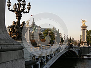 Alexander III Bridge in Paris photo