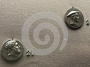 Tetradrachms in the name of Alexander III at the British Museum in London