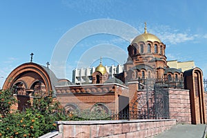 Alexander Nevski cathedral in Russia photo