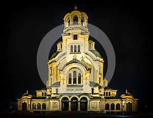 Alexander Nevski Cathedral in Sofia, Bulgaria.