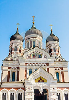 Alexander-Nevski-Cathedral on Toopmea hill, Tallinn, Estonia, Europe
