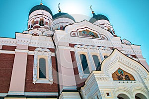 The Alexander Nevsky Cathedral is an orthodox cathedral. Tallinn, Estonia