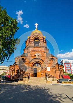 Alexander Nevsky Cathedral, Novosibirsk, Siberia, Russia