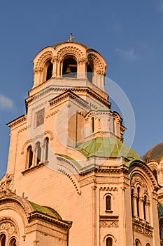 Alexander Nevsky cathedral Sofia, Bulgaria. Bulgarian Orthodox cathedral in the capital of Bulgaria. Built in Neo