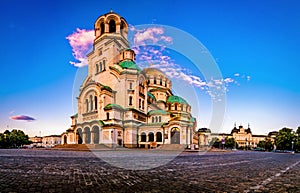 Alexander Nevsky Cathedral in Sofia Bulgaria photo