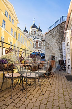 Alexander Nevsky Cathedral in Tallinn, Estonia