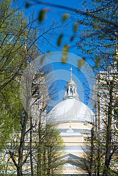 Alexander nevsky monastery in Saint-Petersburg