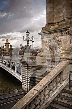 Alexander the Third bridge in Paris
